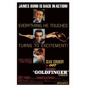 (image for) James Bond Poster Goldfinger 215