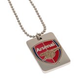 (image for) Arsenal FC Enamel Crest Dog Tag & Chain