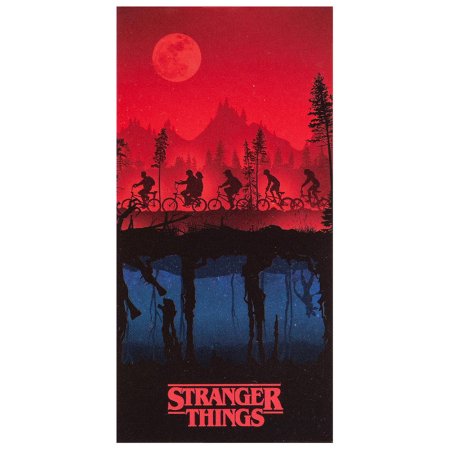 (image for) Stranger Things Towel Upside Down