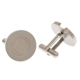 (image for) Celtic FC Stainless Steel Round Cufflinks