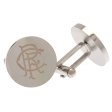 (image for) Rangers FC Stainless Steel Round Cufflinks