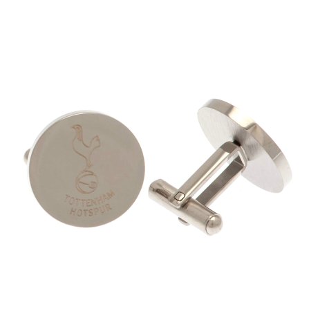 (image for) Tottenham Hotspur FC Stainless Steel Round Cufflinks