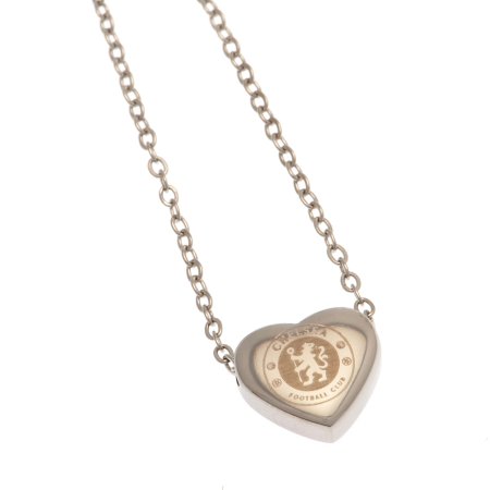 (image for) Chelsea FC Stainless Steel Heart Necklace