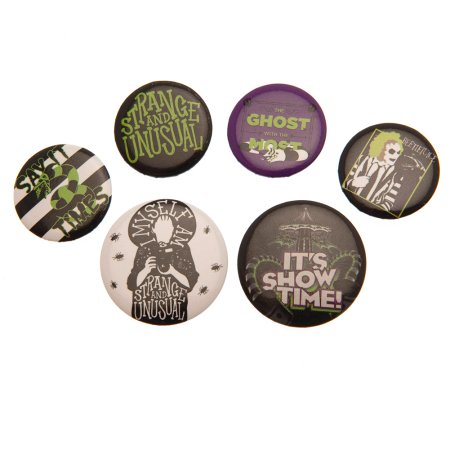 (image for) Beetlejuice Button Badge Set