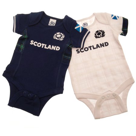 (image for) Scotland RU 2 Pack Bodysuit 0/3 mths GT