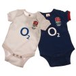 (image for) England RFU 2 Pack Bodysuit 6/9 mths PC