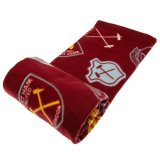 (image for) West Ham United FC Historic Crests Fleece Blanket