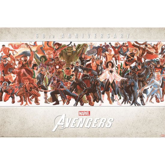 (image for) Avengers Poster 60th Anniversary 259