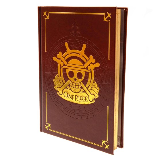 (image for) One Piece Premium Notebook Gold Skull