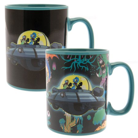 (image for) Rick And Morty Heat Changing Mega Mug