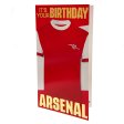 (image for) Arsenal FC Retro Shirt Birthday Card