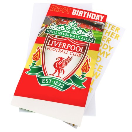 (image for) Liverpool FC Personalised Birthday Card