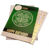 (image for) Celtic FC Birthday Card With Stickers