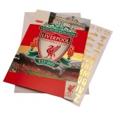 (image for) Liverpool FC Birthday Card With Stickers