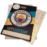 (image for) Manchester City FC Birthday Card With Stickers