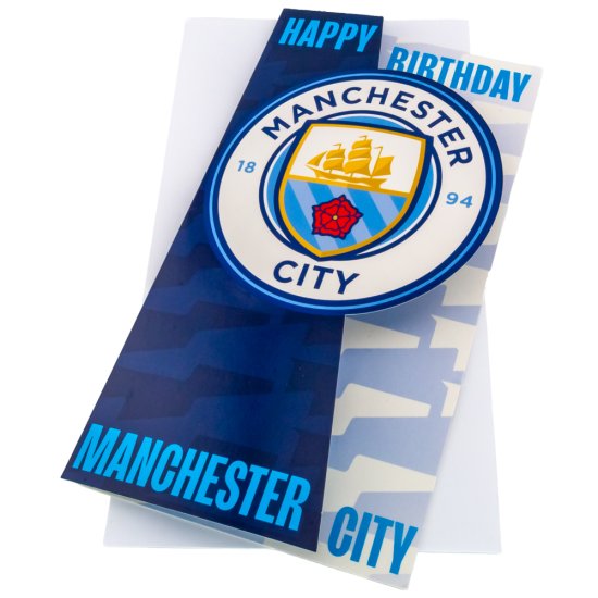(image for) Manchester City FC Crest Birthday Card