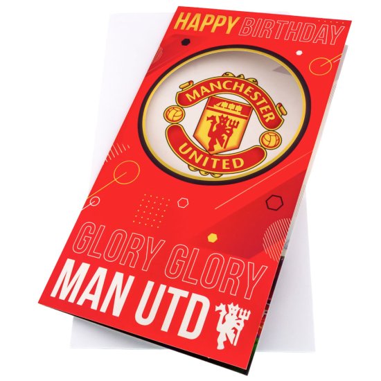 (image for) Manchester United FC Glory Glory Birthday Card