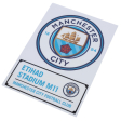 (image for) Manchester City FC A4 Car Decal