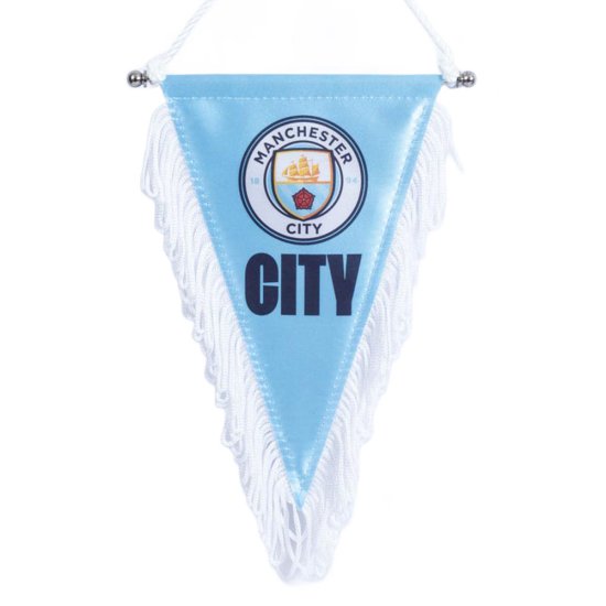 (image for) Manchester City FC Triangular Mini Pennant - Click Image to Close