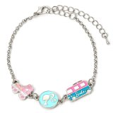 (image for) Barbie Silver Plated Charm Bracelet