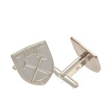 (image for) West Ham United FC Sterling Silver Crest Cufflinks