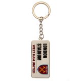 West Ham United FC Street Sign Keyring