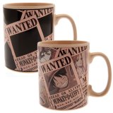 (image for) One Piece Heat Changing Mega Mug Wanted