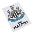 (image for) Newcastle United FC A3 Car Decal