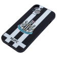 Newcastle United FC iPhone 14 Striped Silicone Case