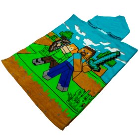 (image for) Minecraft Kids Hooded Poncho