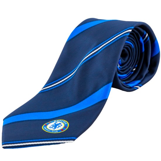 (image for) Chelsea FC Stripe Tie - Click Image to Close