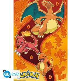 (image for) Pokemon Poster Fire Type 172