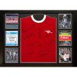 (image for) Arsenal FC 1971 Double Winners Signed Shirt (Framed)