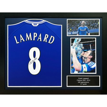 (image for) Chelsea FC Lampard Signed Shirt (Framed)