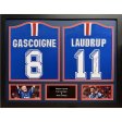 (image for) Rangers FC Laudrup & Gascoigne Signed Shirts (Dual Framed)