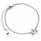 (image for) Harry Potter Sterling Silver Charm Bracelet Deathly Hallows