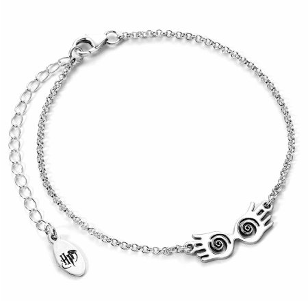 (image for) Harry Potter Sterling Silver Charm Bracelet Luna Glasses