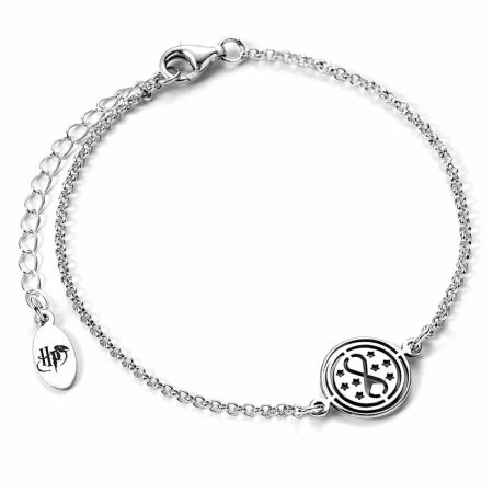 (image for) Harry Potter Sterling Silver Charm Bracelet Time Turner