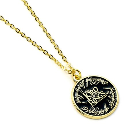 (image for) The Lord Of The Rings Gold Plated Necklace Logo