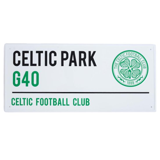 (image for) Celtic FC White Street Sign