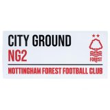 (image for) Nottingham Forest FC White Street Sign