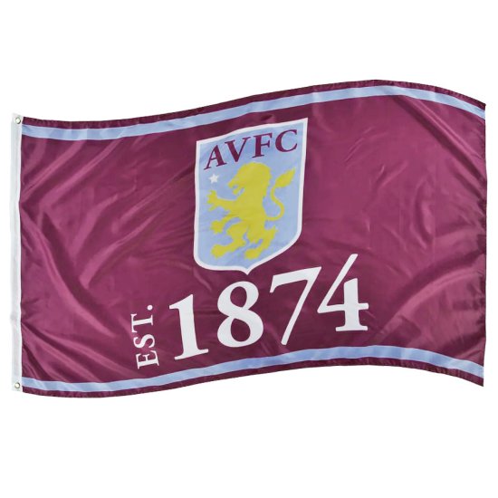 (image for) Aston Villa FC Established Flag - Click Image to Close