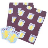 (image for) Aston Villa FC Text Gift Wrap