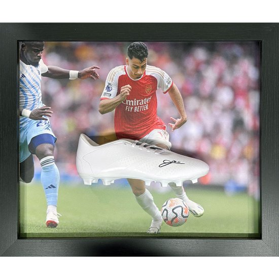 (image for) Arsenal FC Martinelli Signed Boot (Framed)