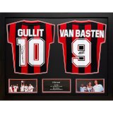 (image for) AC Milan 1988 Gullit & Van Basten Signed Shirts (Dual Framed)