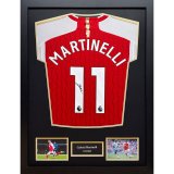 (image for) Arsenal FC Martinelli Signed Shirt (Framed)