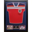 (image for) England FA 1982 Robson Signed Shirt (Framed)