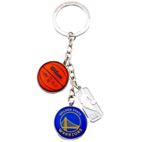 (image for) Golden State Warriors Charm Keyring - Click Image to Close