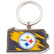 (image for) Pittsburgh Steelers State Shape Keyring