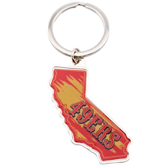 (image for) San Francisco 49ers State Shape Keyring